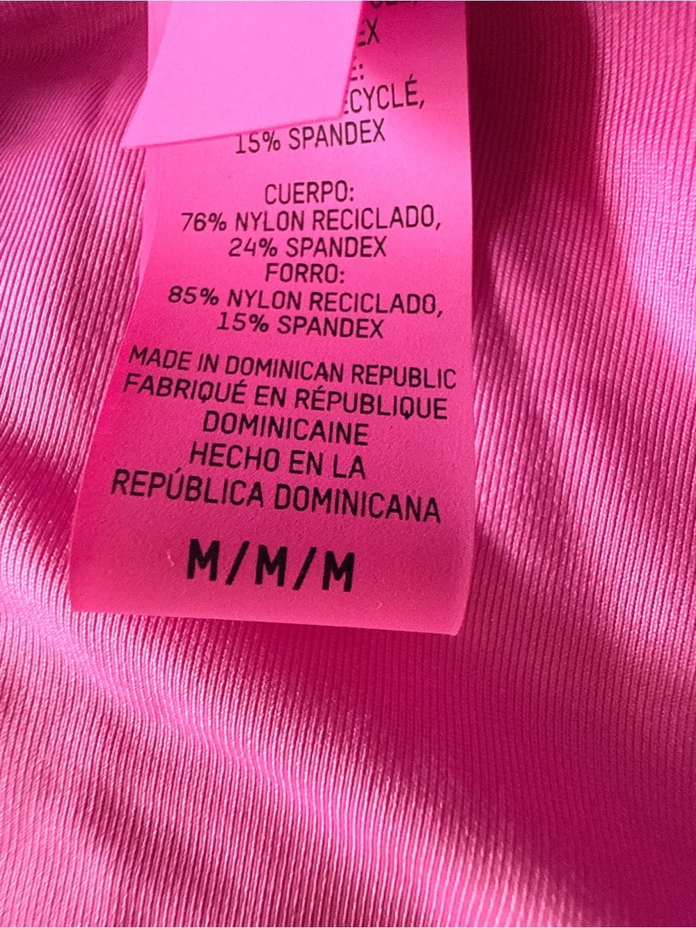 SKIMS BIKINI NEVER WORN: L/Pink Tie-Side M/Triangle Bikini Set